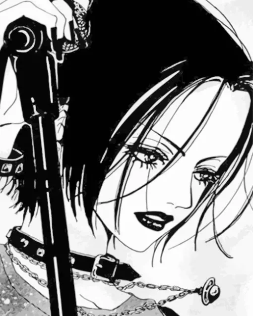 Black And White Nana Osaki Nana Diamond Painting